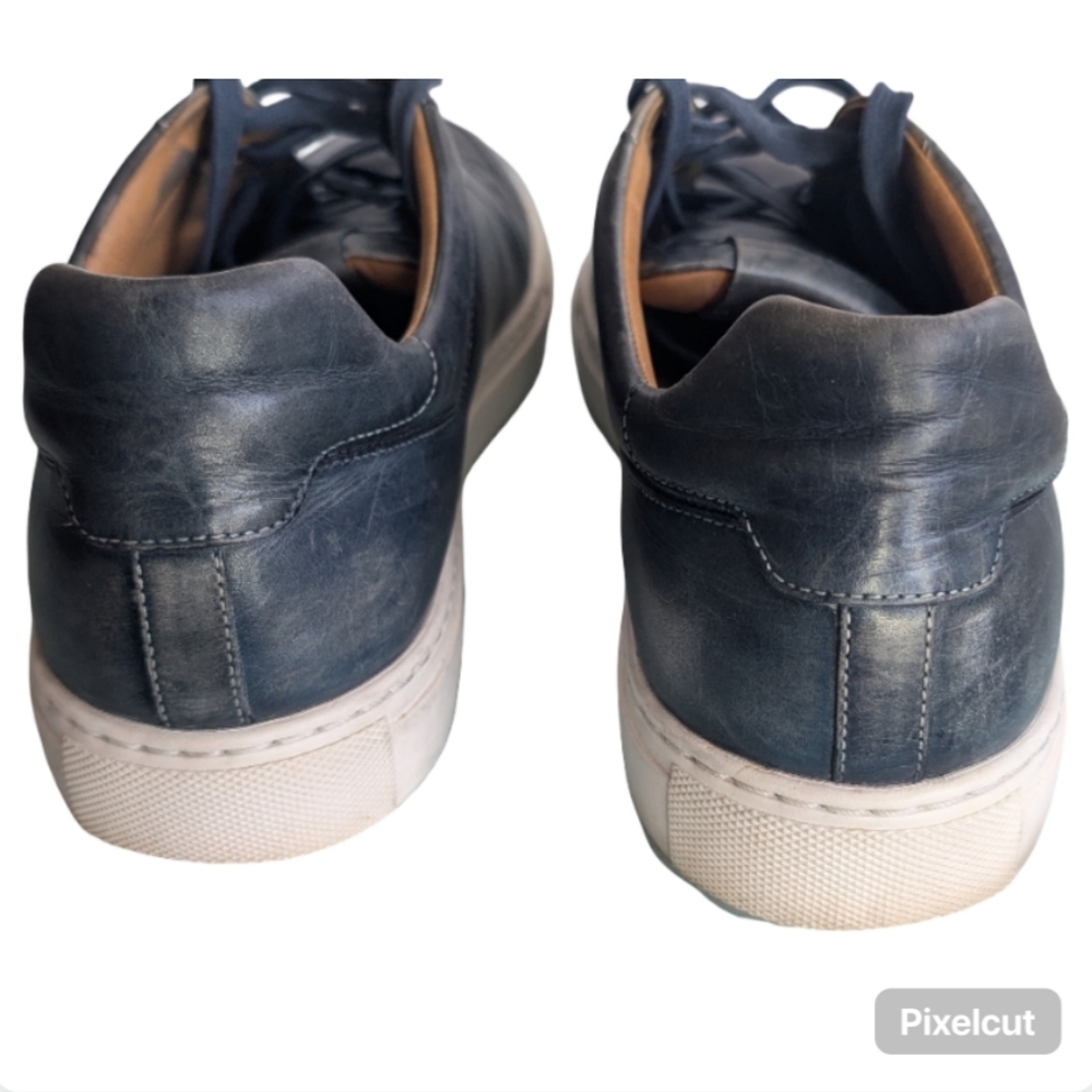 Magnanni Bobbi Men's Sneakers Size 10.5 Ombre Blue Leather Casual Shoes - Picture 6 of 14